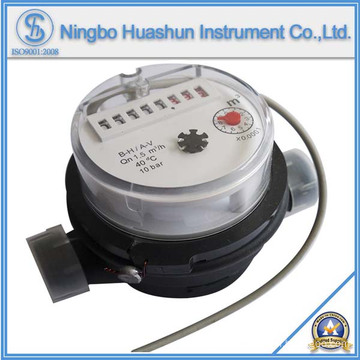 Single Jet Dry Type Plastic Body Water Meter with Pulse Output Function